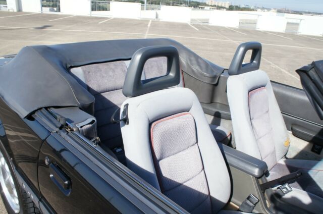 1985 Black Ford Mustang Convertible