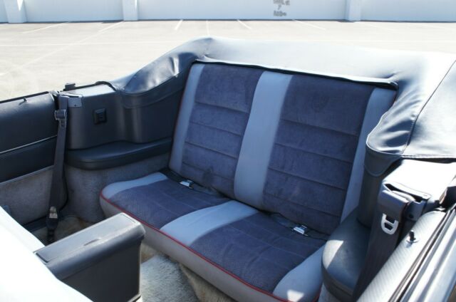 1985 Black Ford Mustang Convertible