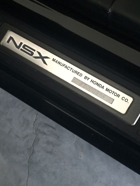 1993 Black Acura NSX Coupe