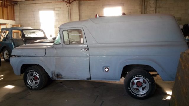 1959 Gray Ford F-100 PANEL TRUCK