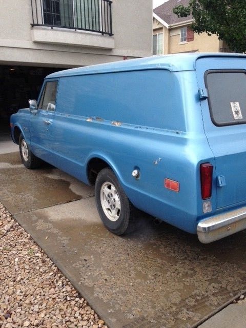 1970 Blue Chevrolet C-10 Panel Truck
