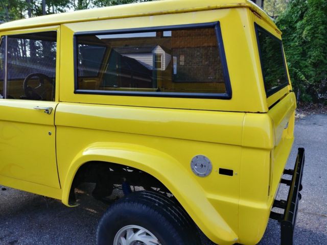 1974 Yellow Ford Bronco