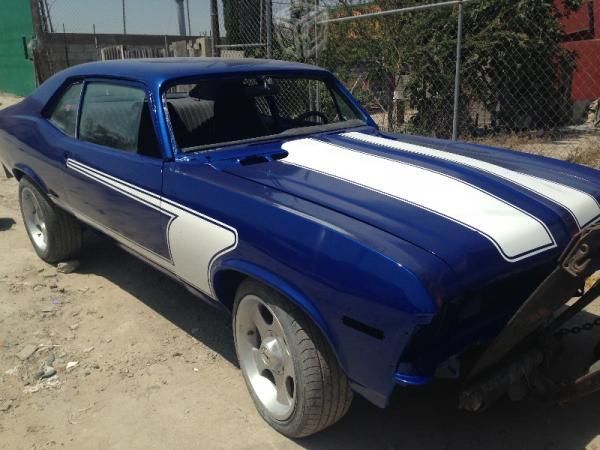 1971 Blue Chevrolet Nova Coupe
