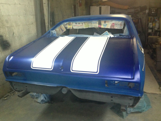 1971 Blue Chevrolet Nova Coupe