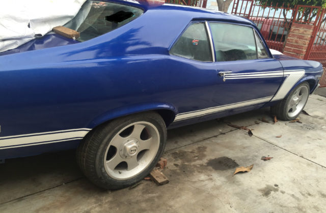 1971 Blue Chevrolet Nova Coupe