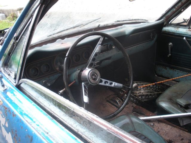 1966 Blue Ford Mustang Coupe
