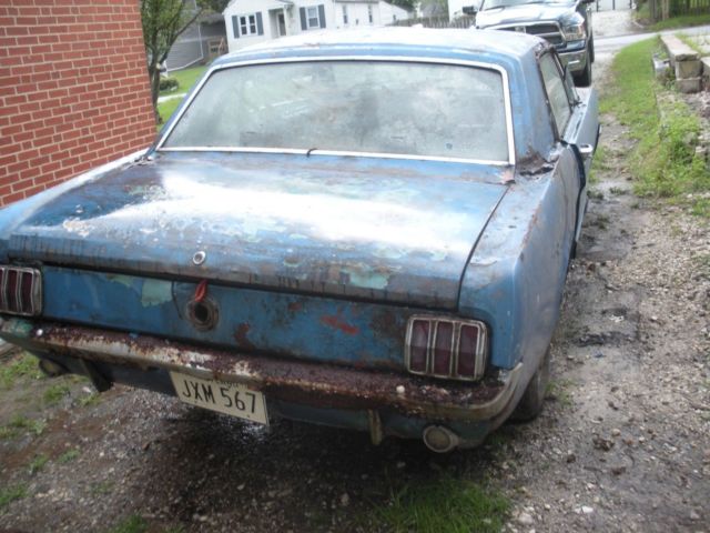 1966 Blue Ford Mustang Coupe