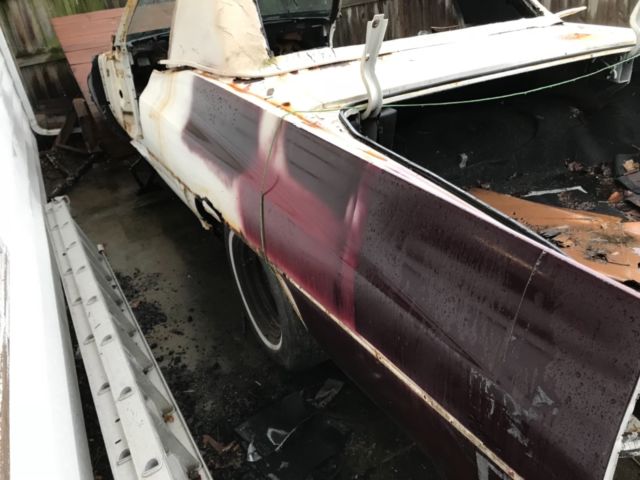 1968 White Cadillac DeVille