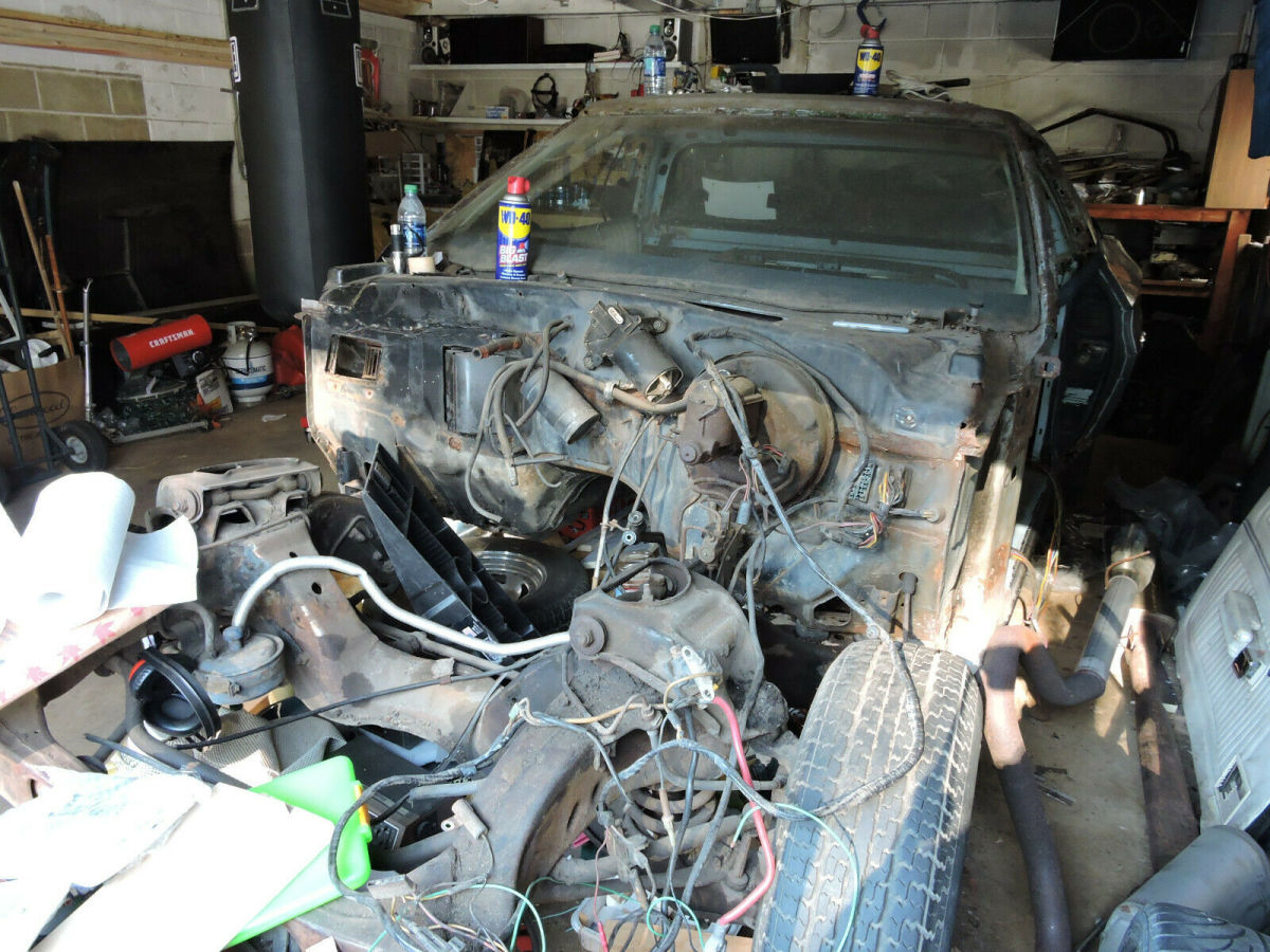1972 Black Ford Ranchero Crew Cab Pickup