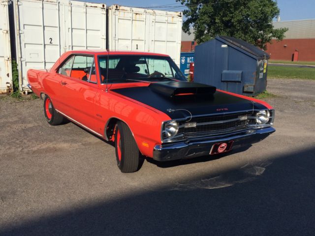 1969 Orange hemi v2  Dodge Dart Coupe