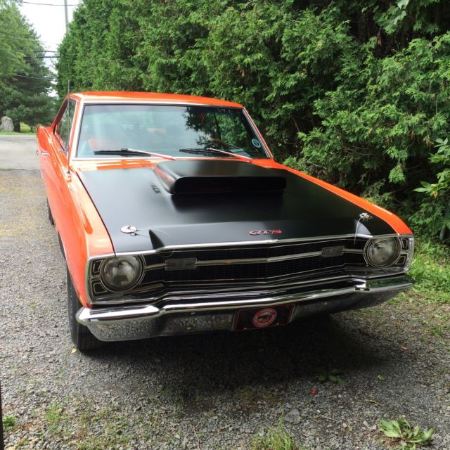 1969 Orange hemi v2  Dodge Dart Coupe