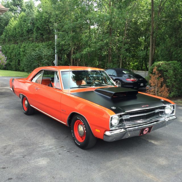 1969 Orange hemi v2  Dodge Dart Coupe
