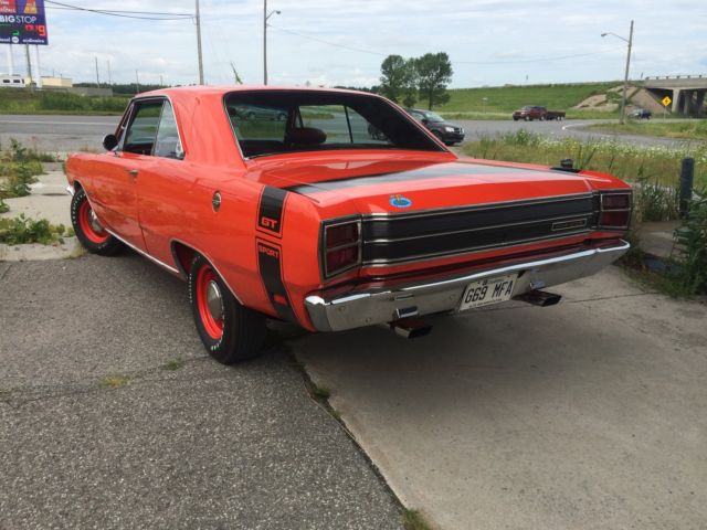 1969 Orange hemi v2  Dodge Dart Coupe