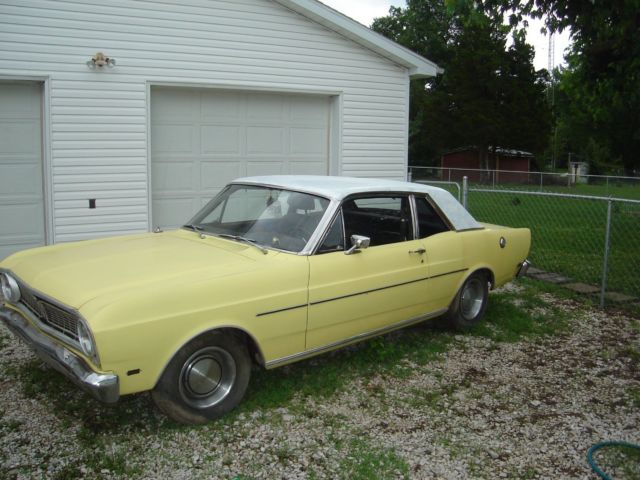 1969 Yellow Ford Falcon Sedan