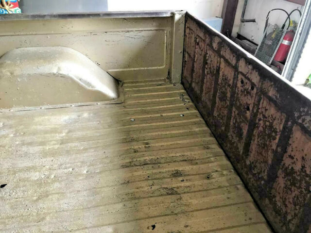 1968 Gold and white Chevrolet C-10