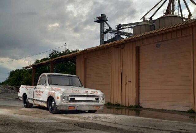 1969 White Chevrolet C-10