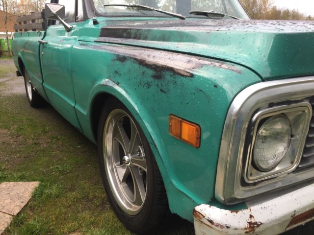 1972 Green Chevrolet C-10 Cab & Chassis