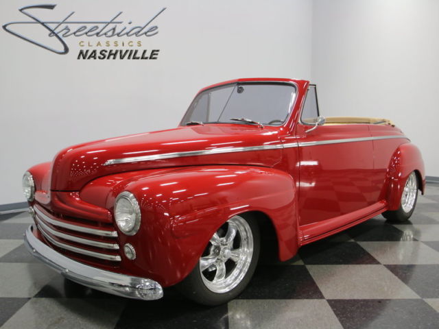 1946 Red Ford Cabriolet Convertible Convertible
