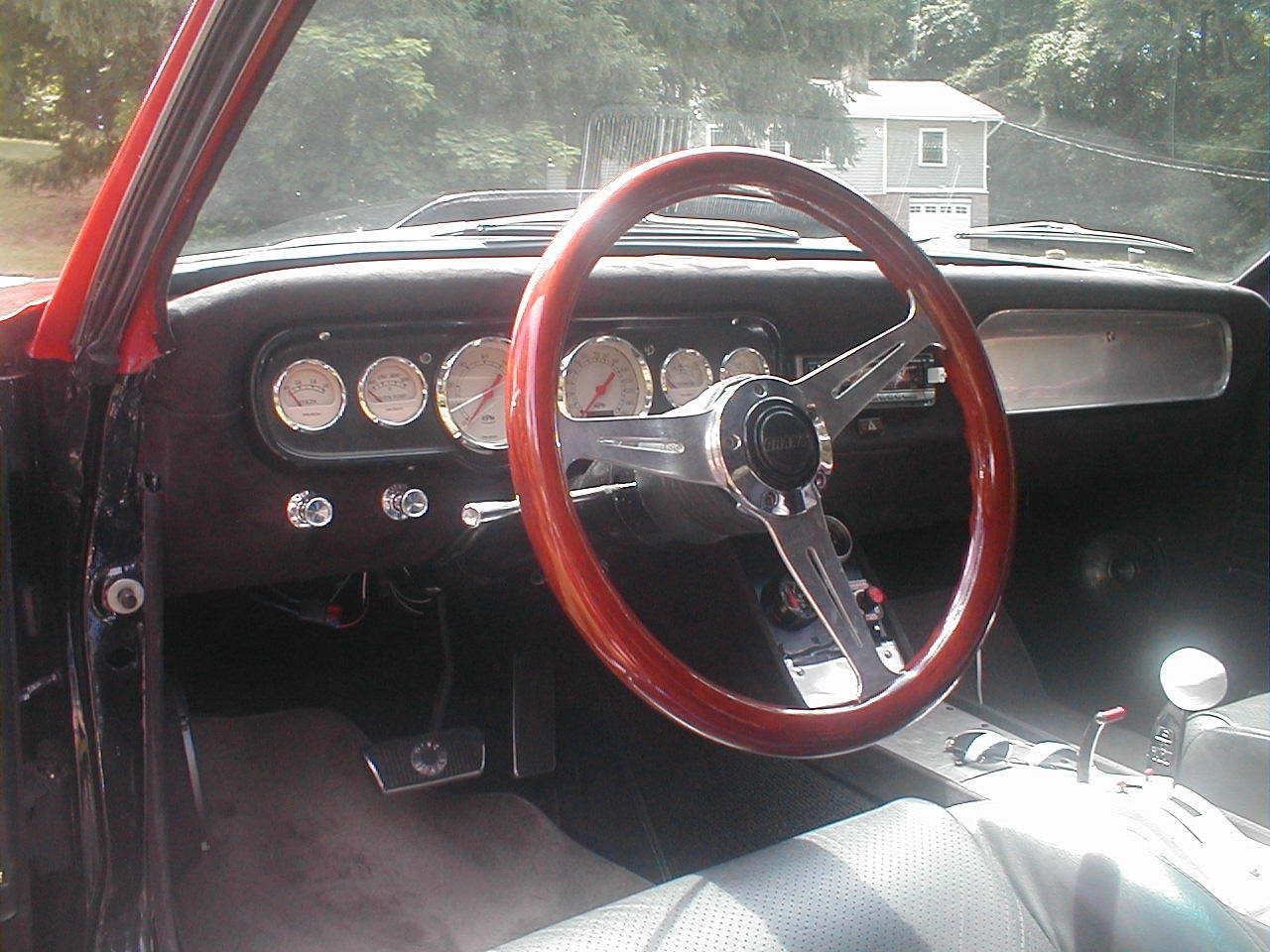 1966 Black/Red Ford Mustang Coupe