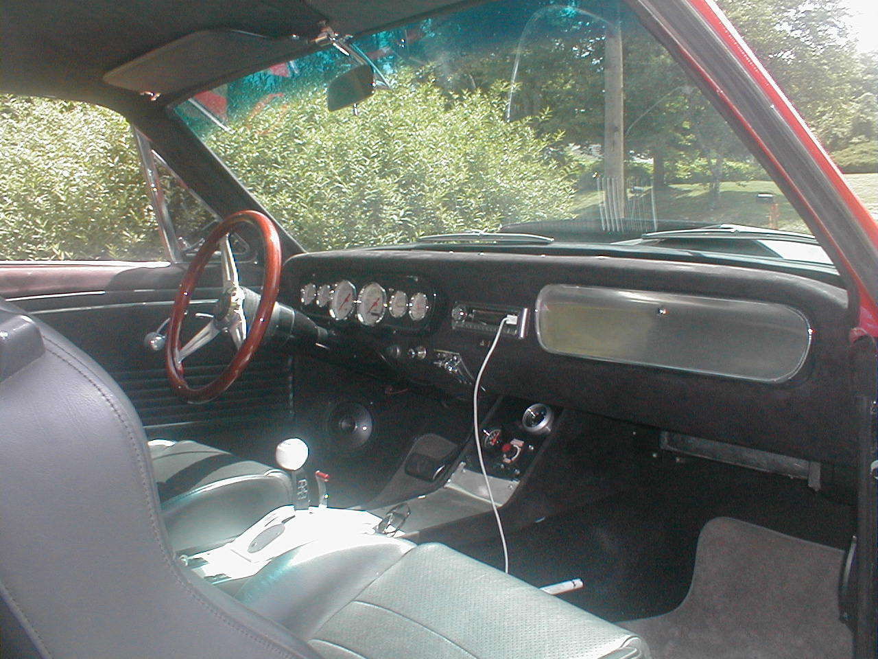 1966 Black/Red Ford Mustang Coupe