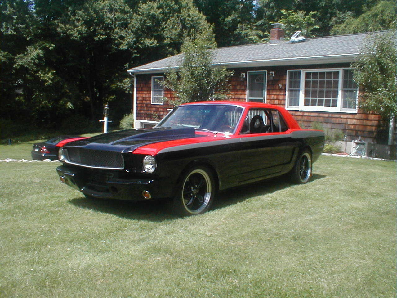 1966 Black/Red Ford Mustang Coupe