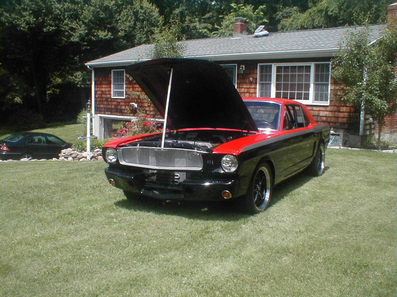 1966 Black/Red Ford Mustang Coupe