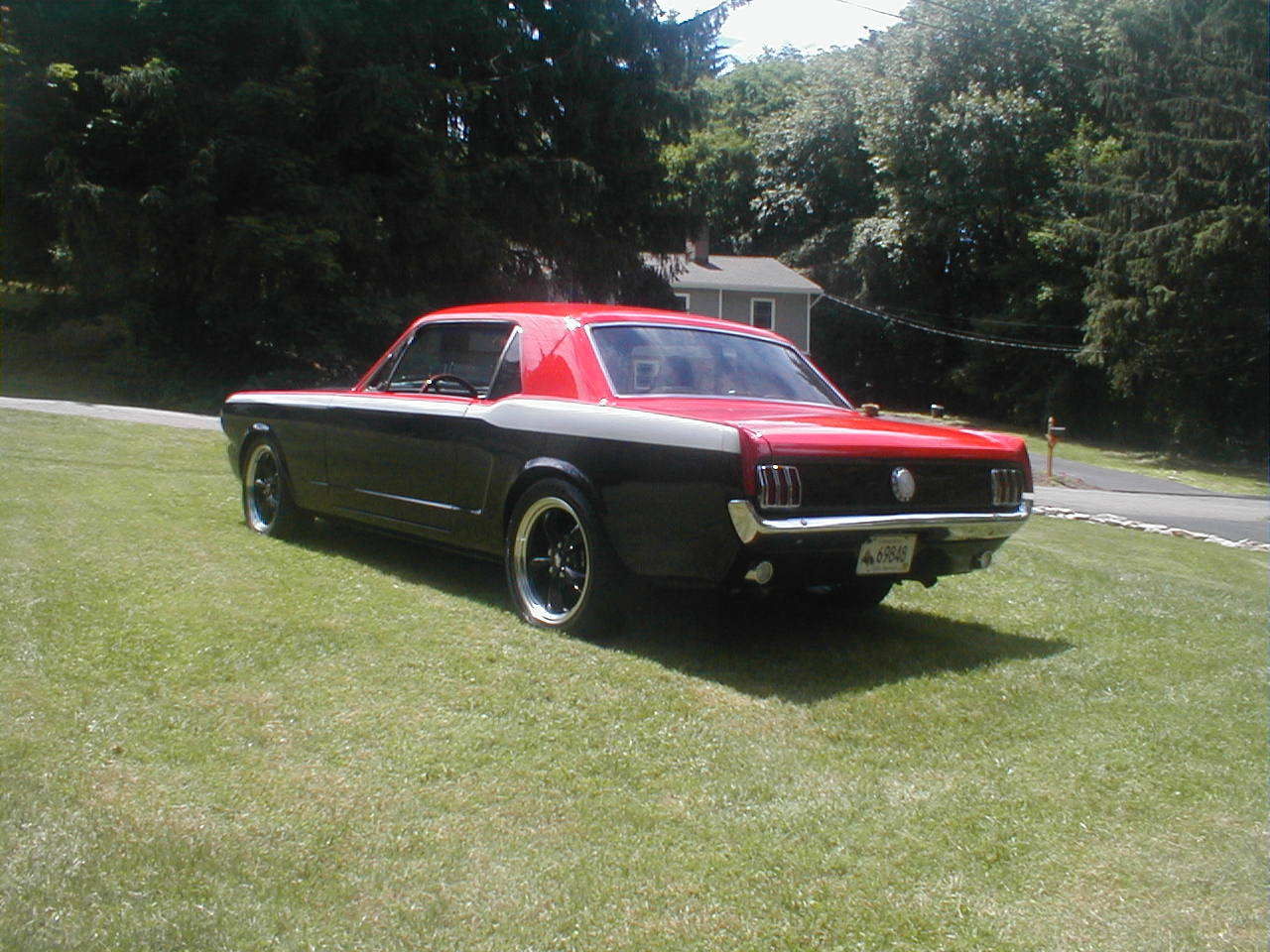 1966 Black/Red Ford Mustang Coupe
