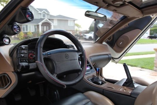 1993 White Nissan 300ZX Hatchback