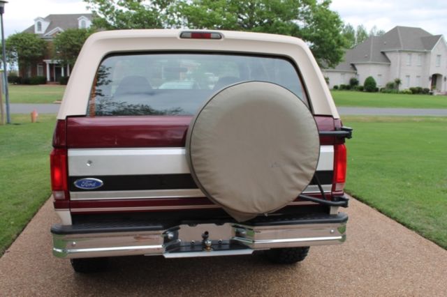 1993 Burgundy Ford Bronco