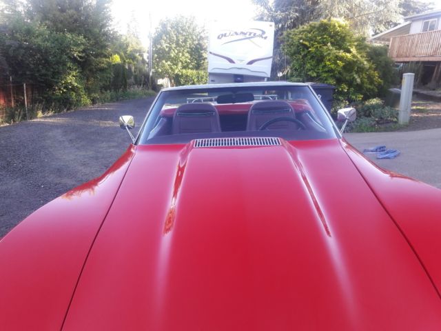 1974 Mille Miglia Red Chevrolet Corvette Convertible