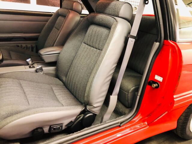1993 Red Ford Mustang Hatchback