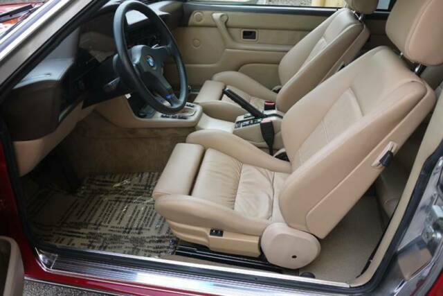 1987 Red BMW M6 Coupe