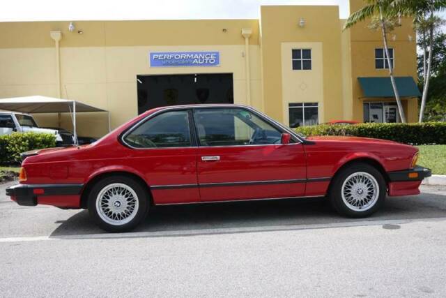 1987 Red BMW M6 Coupe