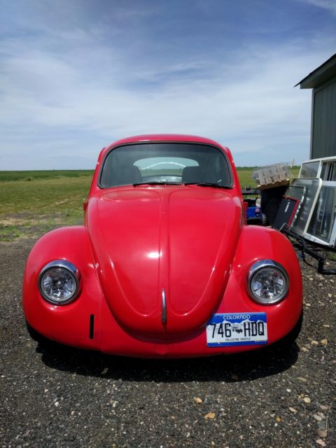 1971 Red Volkswagen Beetle - Classic Coupe