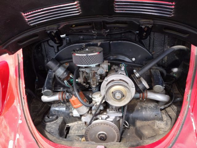 1971 Red Volkswagen Beetle - Classic Coupe