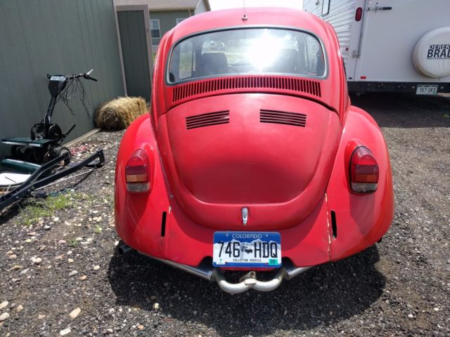 1971 Red Volkswagen Beetle - Classic Coupe