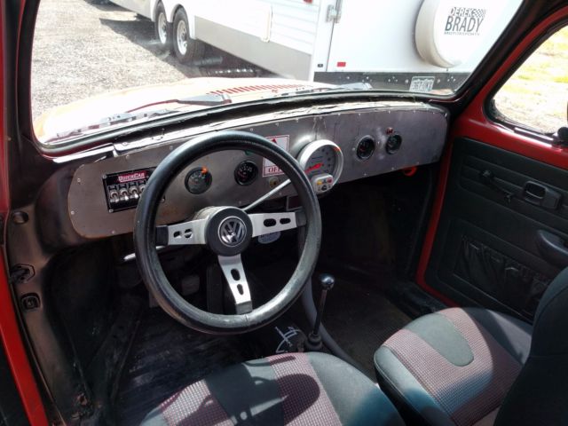 1971 Red Volkswagen Beetle - Classic Coupe