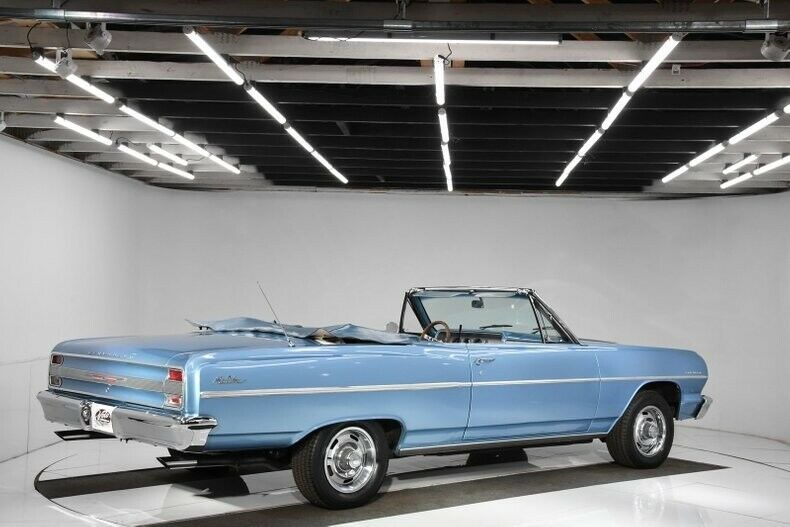 1964 Blue Chevrolet Chevelle Convertible