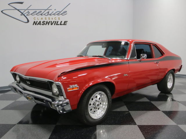 1972 Red Chevrolet Nova Coupe