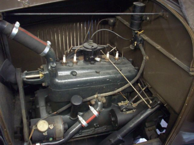 1929 Brown Ford Model A Convertible