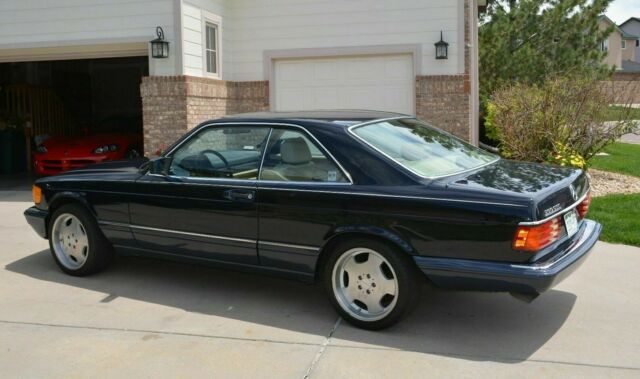 1989 Midnight Blue Mercedes-Benz S-Class Coupe