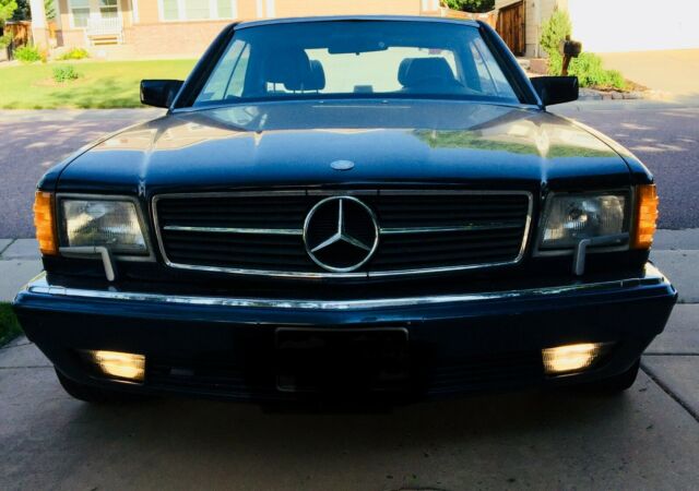 1989 Midnight Blue Mercedes-Benz S-Class Coupe