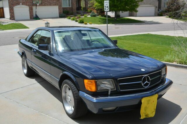 1989 Midnight Blue Mercedes-Benz S-Class Coupe