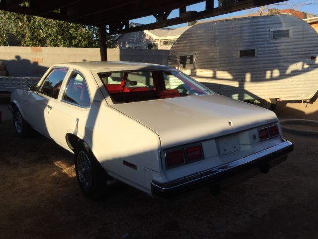 1976 White Chevrolet Nova Hatchback
