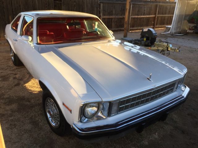 1976 White Chevrolet Nova Hatchback