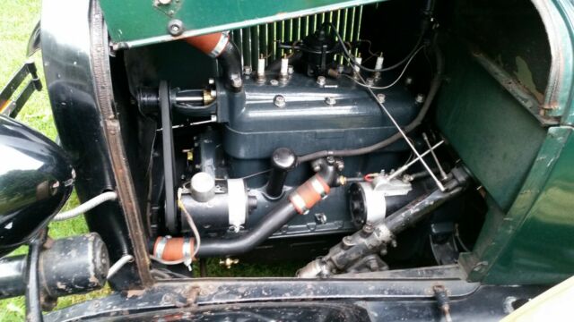 1930 Green Ford Model A Convertible