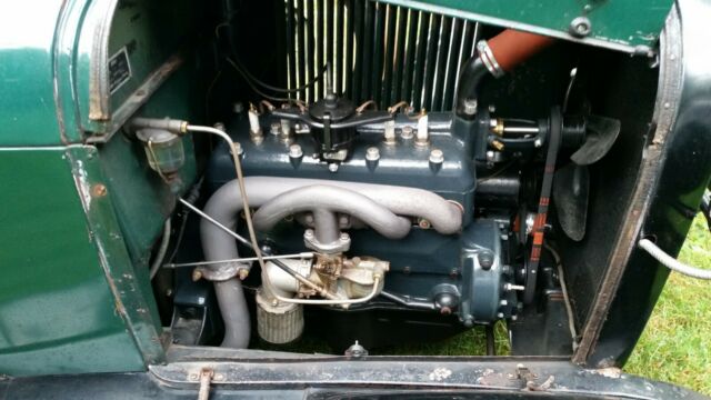 1930 Green Ford Model A Convertible