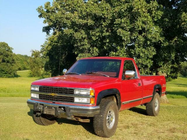 1993 Red Chevrolet C/K Pickup 2500 Standard Cab Pickup