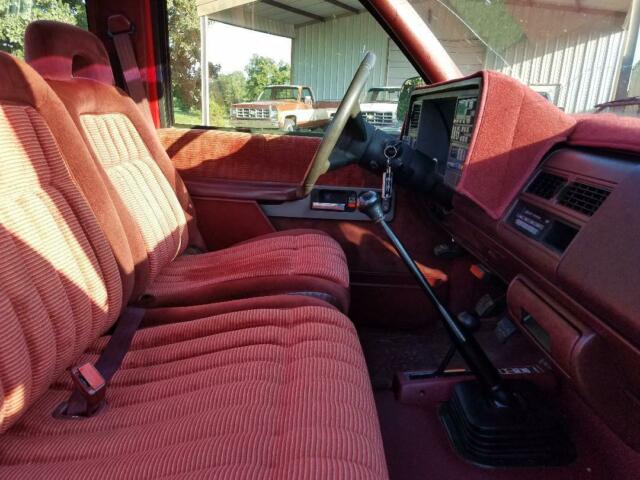 1993 Red Chevrolet C/K Pickup 2500 Standard Cab Pickup