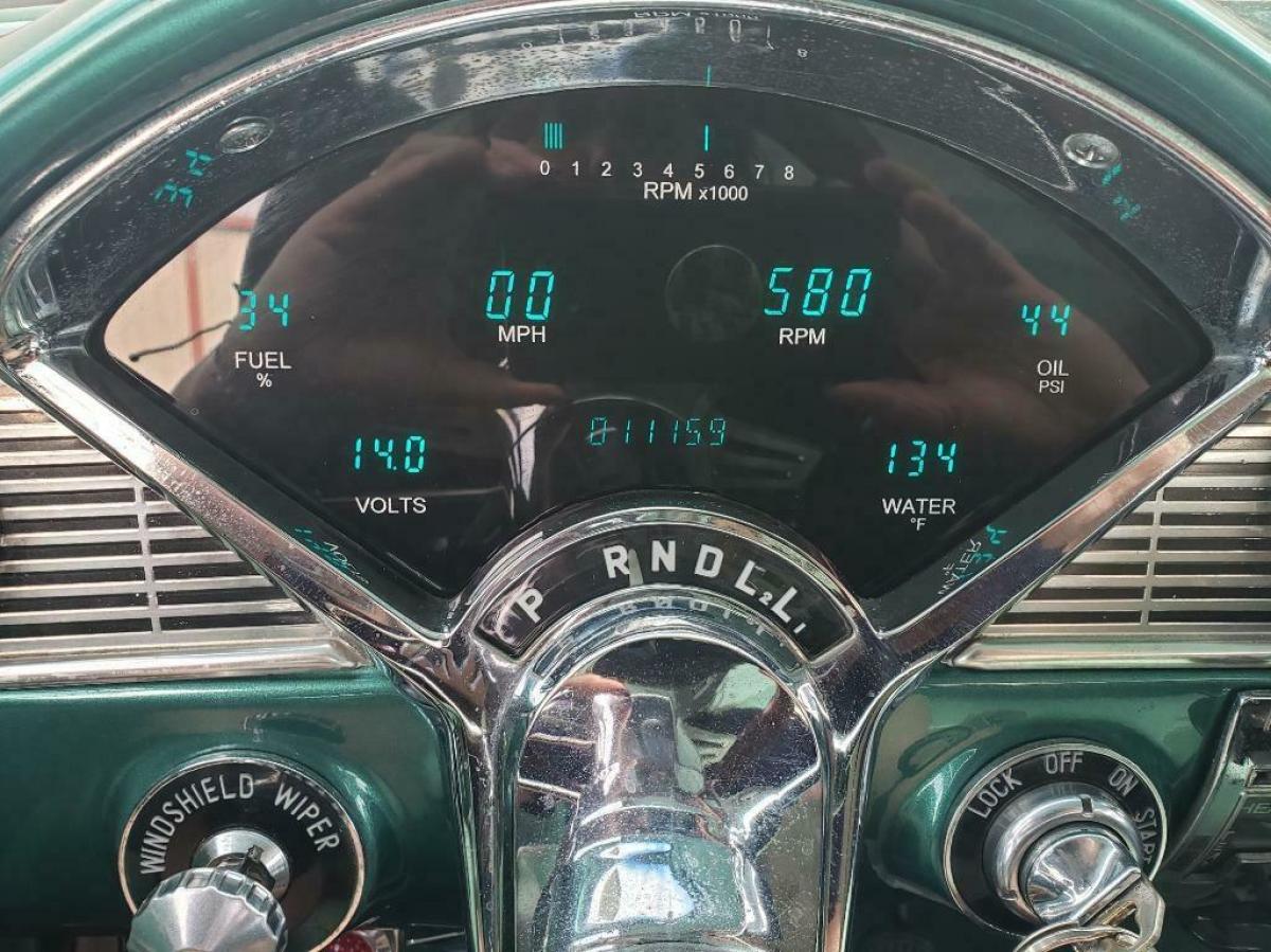 1956 Green Chevrolet Bel Air/150/210 2d